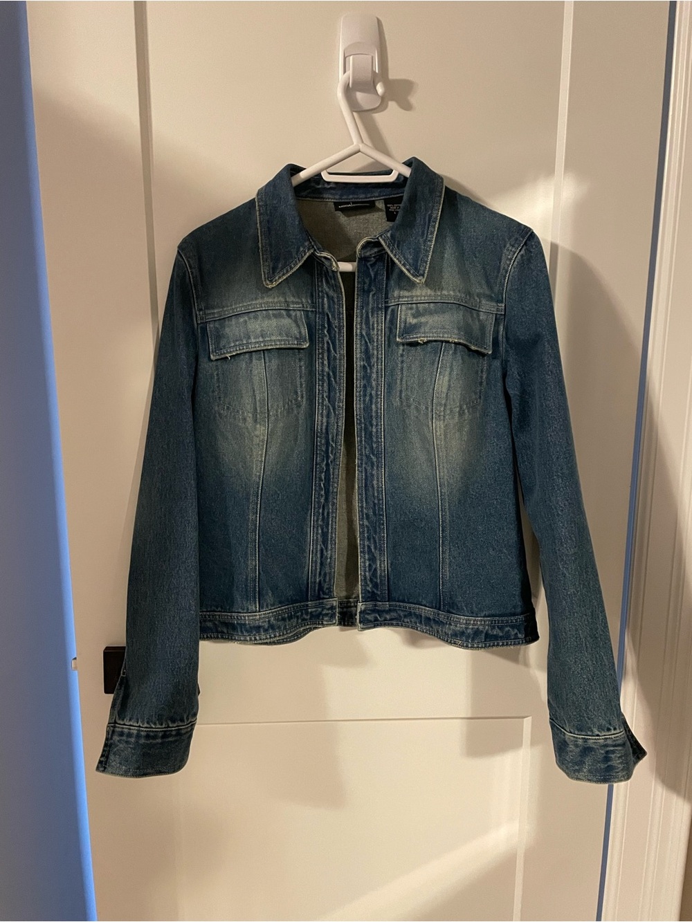 Moda International Blue Washed Denim Jacket